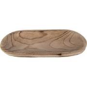 Clayre & Eef Decoratie schaal  40x18x4 cm Bruin Hout Rechthoek Fruitsc...