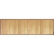 Lichtbruine bamboe badmat 53 x 152 cm