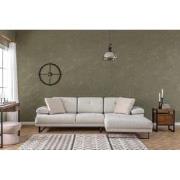 Hoekbank Rechts Mustang Beige 274 cm