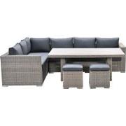 Garden Impressions Tennessee lounge dining set links 5-delig vintage w...