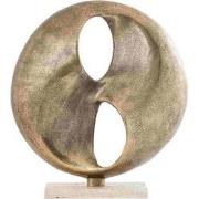 PTMD Deco Object Deuie - 45x10x50 cm - Aluminium - Messing