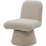 Draaifauteuil Taupe Stof - 70x60x78cm - Zithoogte 45cm - Olivier