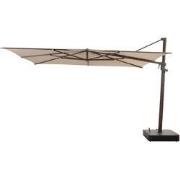 Finca parasol beach met wenge houtlook frame 400 x 300 cm