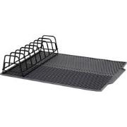 Siliconen Druipmat met Afdruiprek – Antislip Vaatdroogmat Grijs – 43,5...