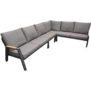 Santa Luz loungeset 4 delig antraciet zonder tafel