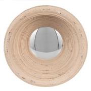 Clayre & Eef Spiegel  Ø 19 cm Beige Kunststof Rond Grote Spiegel