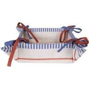 Clayre & Eef Broodmand  35x35x8 cm Beige Katoen Vierkant Haan Broodman...
