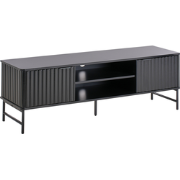 Beliani GLASTONBURY - TV-kast-Zwart-MDF