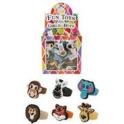 156 Stuks - Kinderringen - Model Jungle Dieren - In Traktatiebox - Rin...