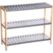 Decopatent® - Schoenenrek 3 etages - Houten opbergrek voor 9 paar scho...