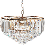 Beliani ACHEIRO S - Hanglamp-Goud-Kristal