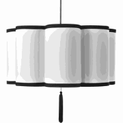 Beliani PALAMAR - Hanglamp-Wit-Nylon