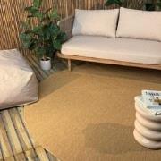 Rond buitenkleed Tone geel/okergeel - Interieur05 - Polypropyleen