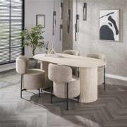 Hoyz Collection - Eetkamertafel 180 Arch - Travertin look
