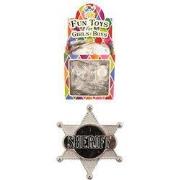 84 Stuks - Sheriff Badge Embleem - Uitdeelcadeautjes - In Traktatiebox...