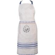 Clayre & Eef Keukenschort  70x85 cm Beige Katoen Haan BBQ Schort