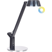Beliani CHAMAELEON - Bureaulamp-Zilver-Staal, IJzer