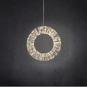 Luca Lighting Krans 1200LED Kerstverlichting - 45x45 cm - Klassiek Wit