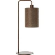 Light & Living - tafellamp - Donio - beige bruin - katoen metaal - bur...