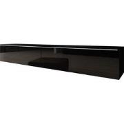 Meubella TV-Meubel Dixon - Zwart - 180 cm