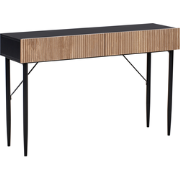 Beliani BLYTHE - Consoletafel-Zwart-MDF