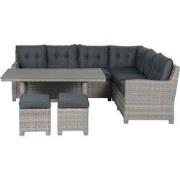 Seagull lounge-diningset - 5-delig -rechts-vintage willow-reflex black