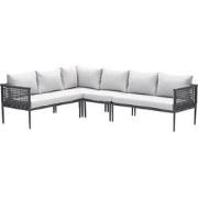 Teramon hoekset - 4-dlg. - carbon black - dark grey - valley sand
