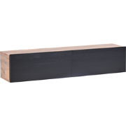 Beliani GLADSTONE - TV-kast-Zwart-Vezelplaat