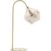 Light & Living - tafellamp - Rakel - brons - glas - bureaulamp - E14 -...
