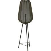 Light & Living - vloerlamp - Plumeria - groen - textiel - driepoot-lam...