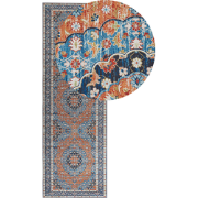 Beliani MIDALAM - Loper-Blauw-Polyester