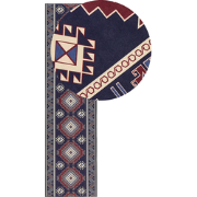 Beliani KANGAL - Laagpolig-Blauw-Polyester
