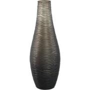 PTMD Vaas Elichi - 13x13x40 cm - Glas - Bruin