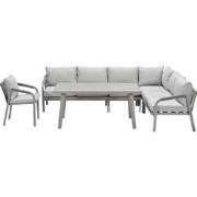 Garden Impressions Tarera lounge dining set 6-delig incl stoel - taupe