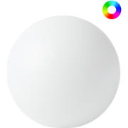 Beliani JOCOY - LED bolvormige lamp voor buiten-Wit-Polypropyleen