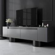 TV Meubel Antraciet Bohem 180x50x30 - Zwart Frame