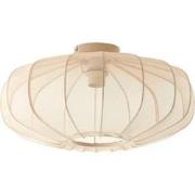 Light & Living - plafonniere - Plumalia - beige - textiel - plafonnièr...