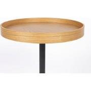 Housecraft Living Yuri Bijzettafel Rond Hout 45x45 cm (S) Eiken