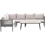 Garden Impressions Burela loungeset 5-delig links - taupe