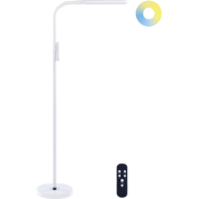 Beliani ARIES - Staande lamp-Wit-Synthetisch materiaal
