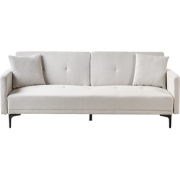 Beliani LUCAN - Slaapbank-Beige-Polyester