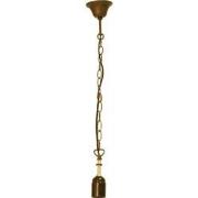 LumiLamp Snoerpendel Ketting Tiffany  130 cm  Goudkleurig Ijzer Pendel...
