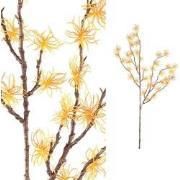 PTMD Kunsttak Hamamelis - 60x55x110 cm - Polyester - Geel
