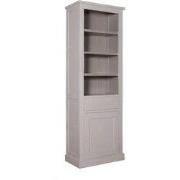 Velin Boekenkast met 1 Deur en 1 Lade (Rechtsdraaiend) – Ashford & Co