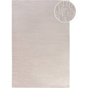 Beliani DERINCE - Laagpolig-Beige-Katoen