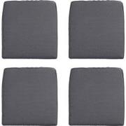 Madison -  Zitkussen Wicker Panama grey - Ca. 48x48 cm - Set van 4
