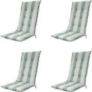 Madison -  Tuinstoelkussen Hoge Rug Banda kaki - Ca. 123x50 cm - Set v...