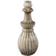 PTMD Vaas Myrtle - 13x13x35 cm - Keramiek - Creme