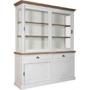 Etienne Vitrinekast  met 2x2 Schuifdeuren en 2 Laden – Ashford & Co