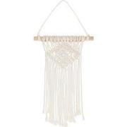 QUVIO Wandkleed macrame - Katoen - Beige